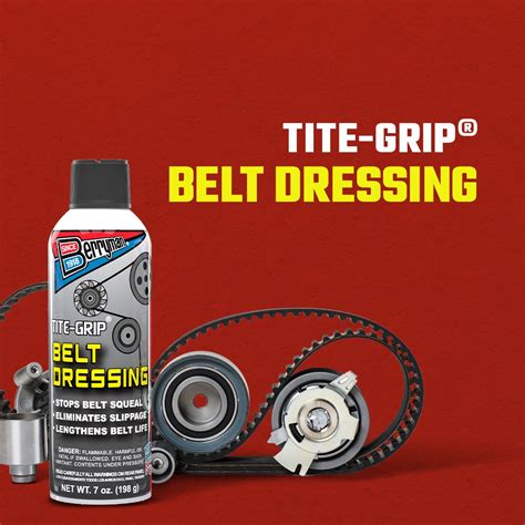 Belt Dressing Stop Squeal