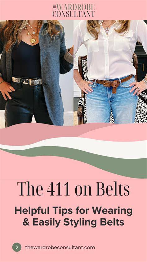 belt styling tips