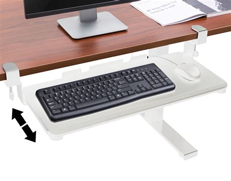 beluga desk with sliding keyboard shelf