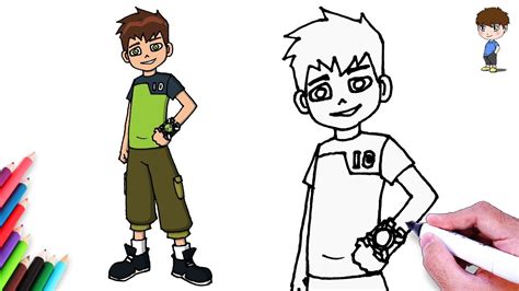 How to draw step by step Ben 10 / for kids / easy drawing