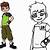 ben 10 drawing easy step by step