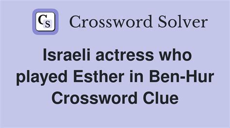 ben hur studio crossword