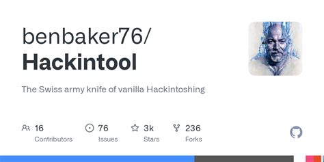 benbaker76/Hackintool: The Swiss army knife of vanilla  - GitHub
