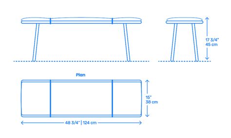 Bench Chair Dimensions