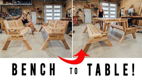 Bench That Turns Into A Table