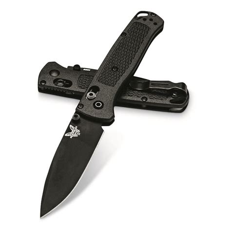 benchmade folding knife black
