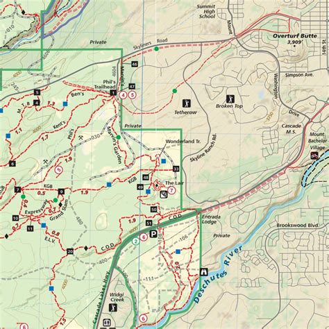 bend oregon bicycle trail map