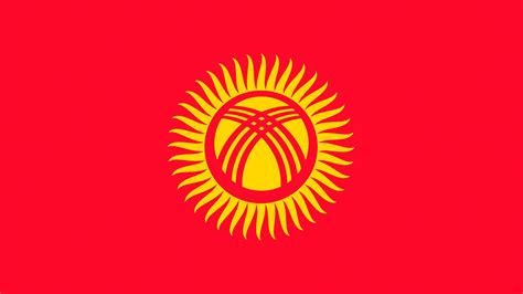 bendera Kyrgyzstan