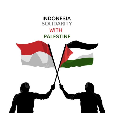 bendera indonesia dan palestina png