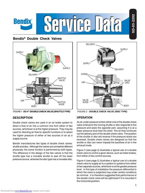 bendix air brake valves