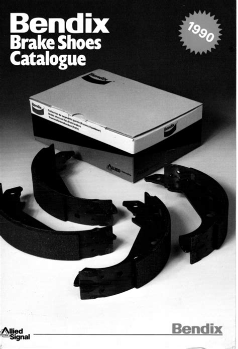 Bendix Brake Shoes Catalogue