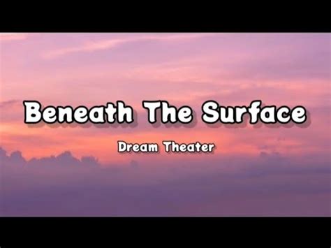 beneath the surface dream theater
