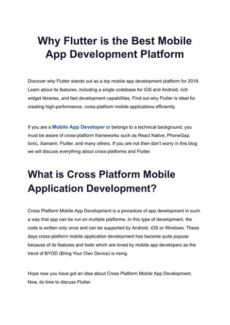 beneficial feature of speech of Flutter that form it the Best App Development platform