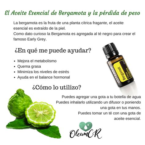 beneficios del aceite de bergamota