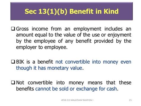 benefit in kind in malay