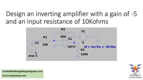 Benefit Of Inverting Amplifier