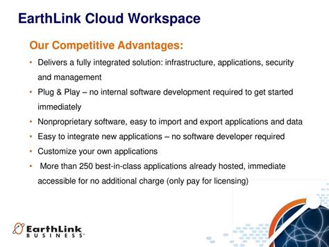 benefits of earthlink cloud for my business