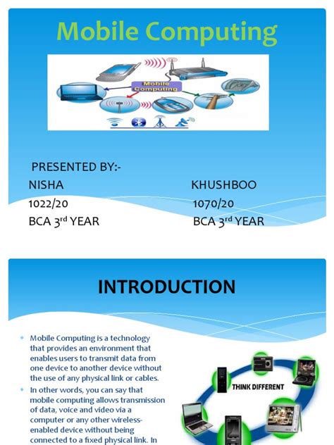 Benefits of Mobile Computing