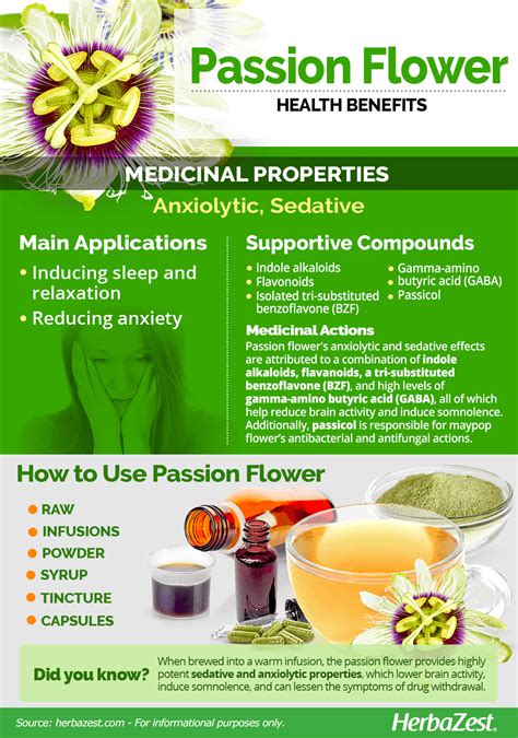 benefits of passion flower herbal tea