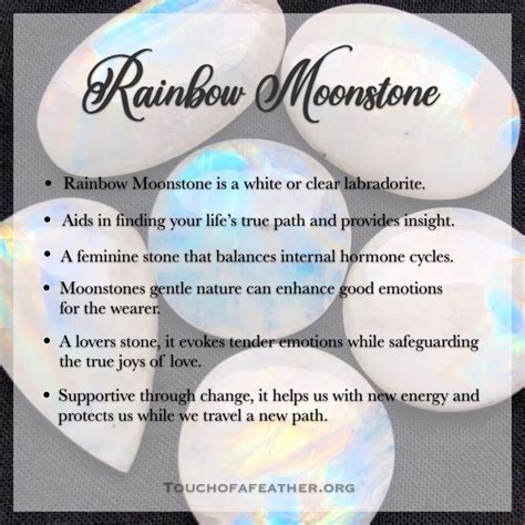benefits of rainbow moonstone