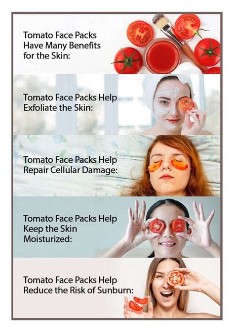 benefits of rubbing tomato on face everyday