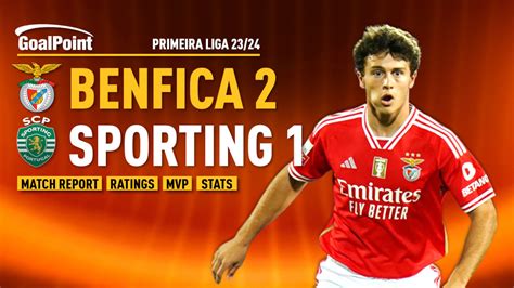 benfica 2 1 sporting