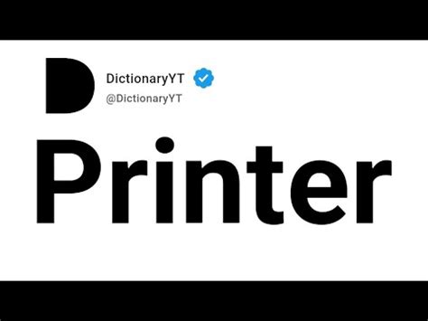 Bengali Meaning Of Printer
