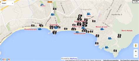 Large Benidorm Maps For Free Download And Print HighResolution