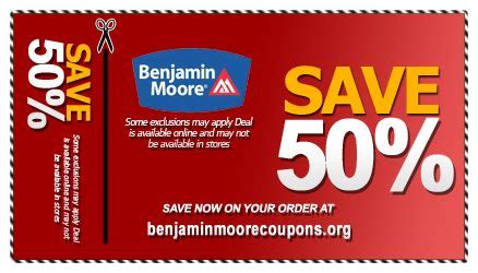 Benjamin Moore Coupons Printable: Save Money On High-Quality Paints