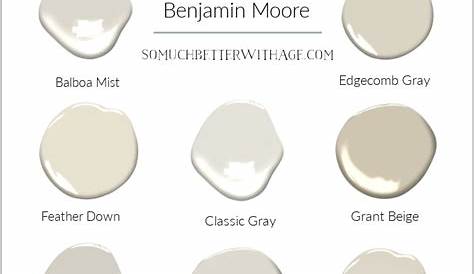 The Best Greige Paint Colors from Benjamin Moore So Much