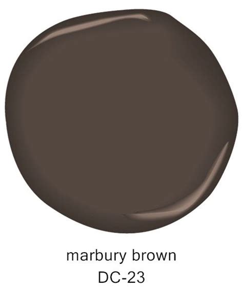 benjamin moore dark brown paint