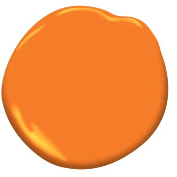 benjamin moore orange paint
