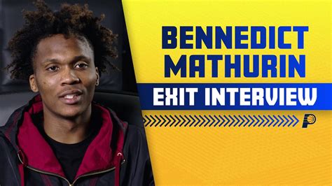 bennedict mathurin interview