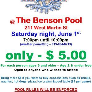 Benson Records Mailing Address