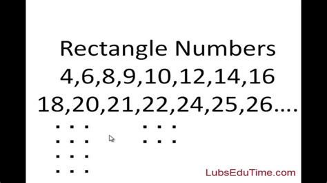 Benson Rectangular Number