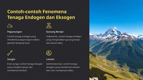 Tenaga Endogen Pengertian Eksogen Macam Proses Dan Contoh Riset