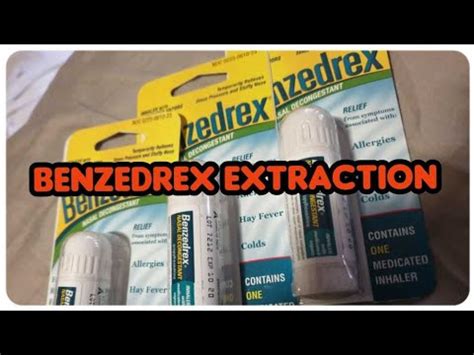 benzedrex how to open