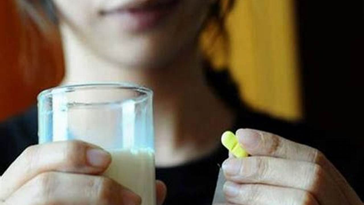 Berapa Menit Setelah Minum Susu Boleh Minum Obat: Panduan Lengkap