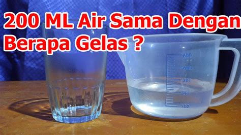 Berapa banyak gelas yang bisa diisi dengan 900 mL