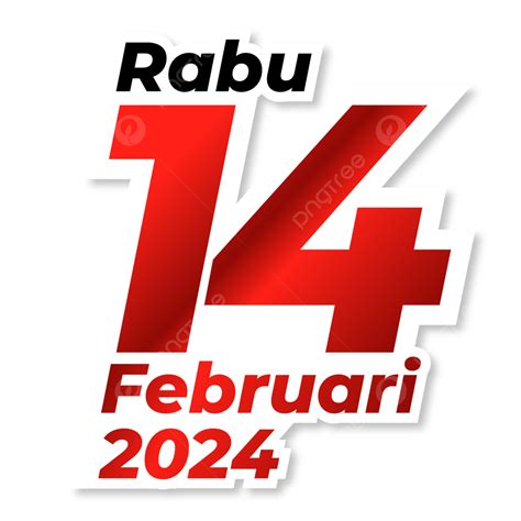 berapa hari menuju 14 februari 2024