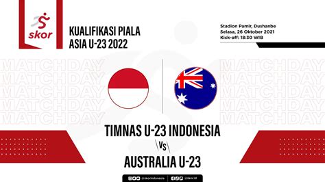 berapa skor indonesia vs australia