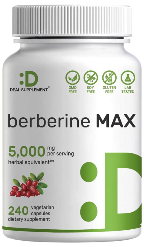 berberine max supplement 5 000mg