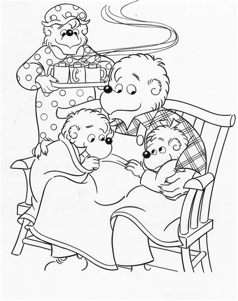 berenstain bears coloring pages