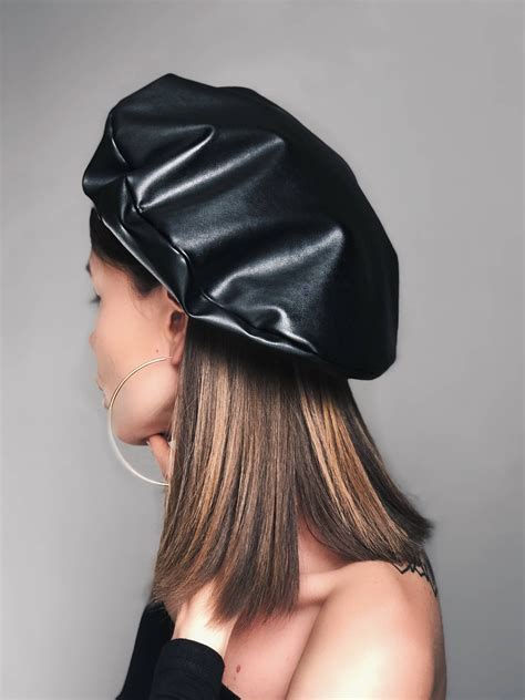 Beret Hat Leather