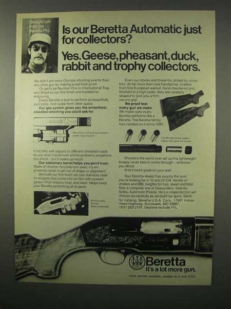 Beretta Auto Shotgun 1980s