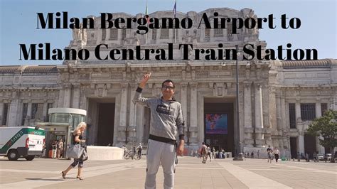 bergamo airport to milano centrale train