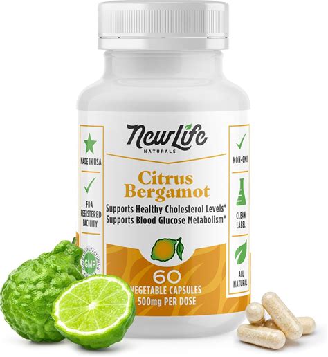 bergamot supplement for cholesterol