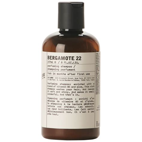 bergamote 22 shampoo