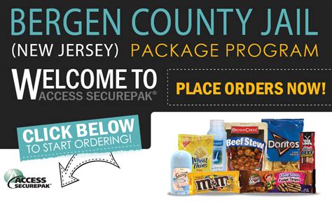 bergen county jail packages