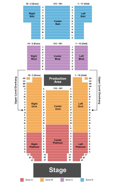 bergen performing arts center seating view